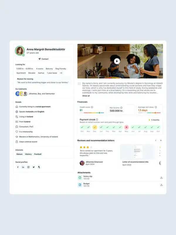 Finndu rétta leigutakann